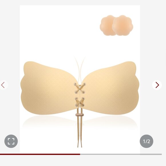 Sticky Bra Strapless Bras for Women Adhesive Bras NEW IN BOX FITS CUPS A-C - Picture 2 of 6